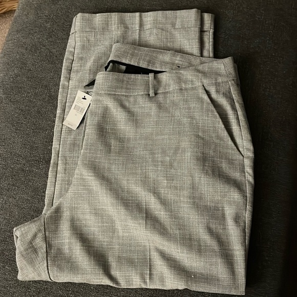 Lane Bryant Wide Leg Gray Trouser NWT - Picture 1 of 5